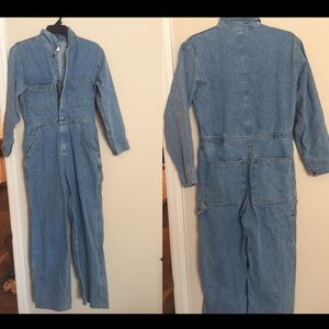 Super cute vintage denim jumpsuit